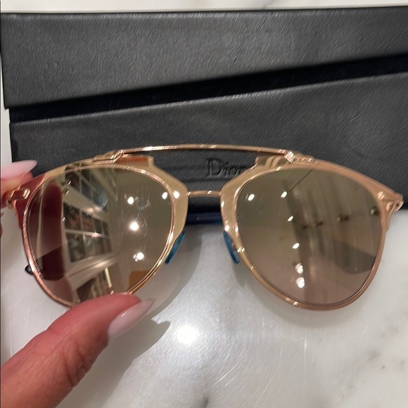 Dior so real rose Gold Reflective Sunglasses - Picture 7 of 7